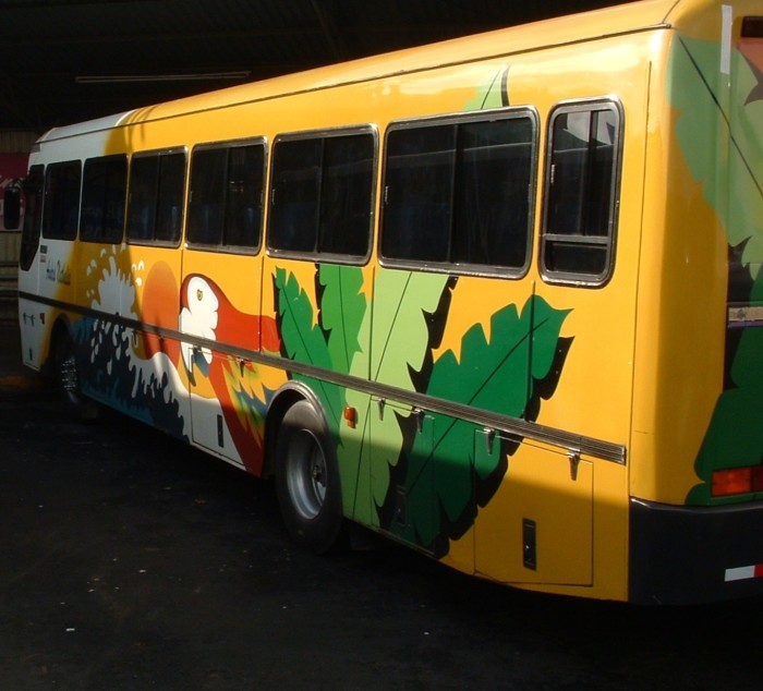 Colorful Costa Rica Bus